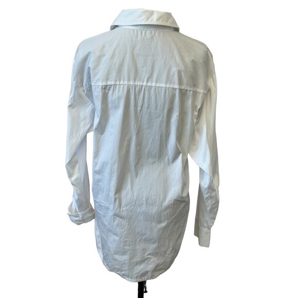 New ~ OPEN EDIT ~ ( Nordstrom) 100% Cotton Button-Up Shirt Small - Picture 3 of 4